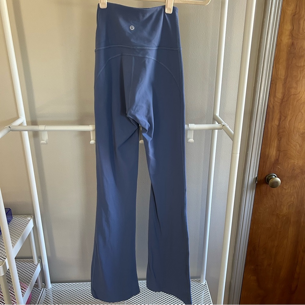 Lululemon Groove Nulu Super-High-Rise Flared Pant Light Blue Size 2